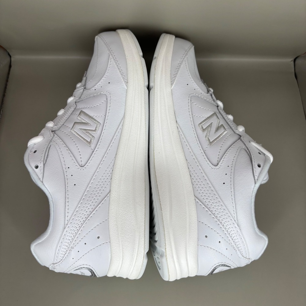 New Balance 577v1 White Leather Walking Shoes WW577WT Womens 7 2E Extra Wide - Picture 5 of 8